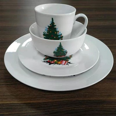 Set Alat Makan Malam Krismas Seramik